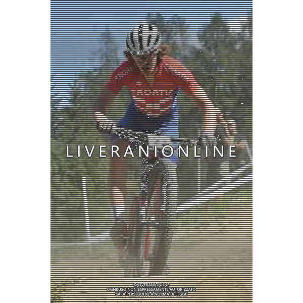 ¬© TVRG Fran Bosnjak (Croazia) specialita\' Cross Country - gara maschile juniores UCI MTB World Championships 2021 Campionati del Mondo di Mountain Bike 25-29 agosto 2021 Val di Sole Daolasa di Commezzadura (TN) Centro sportivo BikeLand 26 agosto 2021 foto Roberto Garavaglia/ag. Aldo Liverani sas/ AGENZIA ALDO LIVERANI SAS