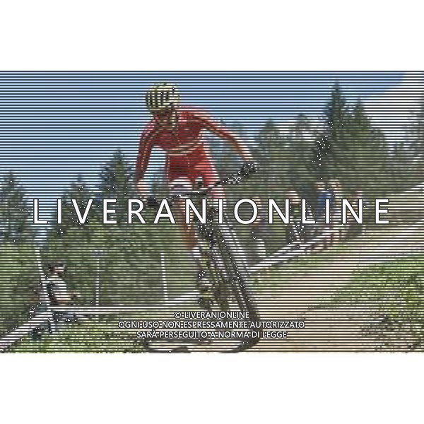 ¬© TVRG Julius Kjaer (Danimarca) specialita\' Cross Country - gara maschile juniores UCI MTB World Championships 2021 Campionati del Mondo di Mountain Bike 25-29 agosto 2021 Val di Sole Daolasa di Commezzadura (TN) Centro sportivo BikeLand 26 agosto 2021 foto Roberto Garavaglia/ag. Aldo Liverani sas/ AGENZIA ALDO LIVERANI SAS
