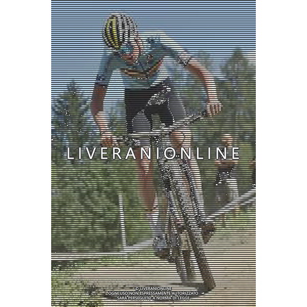 ¬© TVRG Tim Rex (Belgio) specialita\' Cross Country - gara maschile juniores UCI MTB World Championships 2021 Campionati del Mondo di Mountain Bike 25-29 agosto 2021 Val di Sole Daolasa di Commezzadura (TN) Centro sportivo BikeLand 26 agosto 2021 foto Roberto Garavaglia/ag. Aldo Liverani sas/ AGENZIA ALDO LIVERANI SAS