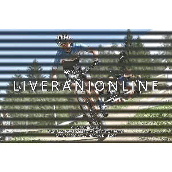 ¬© TVRG Lief Rodgers (Canada) specialita\' Cross Country - gara maschile juniores UCI MTB World Championships 2021 Campionati del Mondo di Mountain Bike 25-29 agosto 2021 Val di Sole Daolasa di Commezzadura (TN) Centro sportivo BikeLand 26 agosto 2021 foto Roberto Garavaglia/ag. Aldo Liverani sas/ AGENZIA ALDO LIVERANI SAS