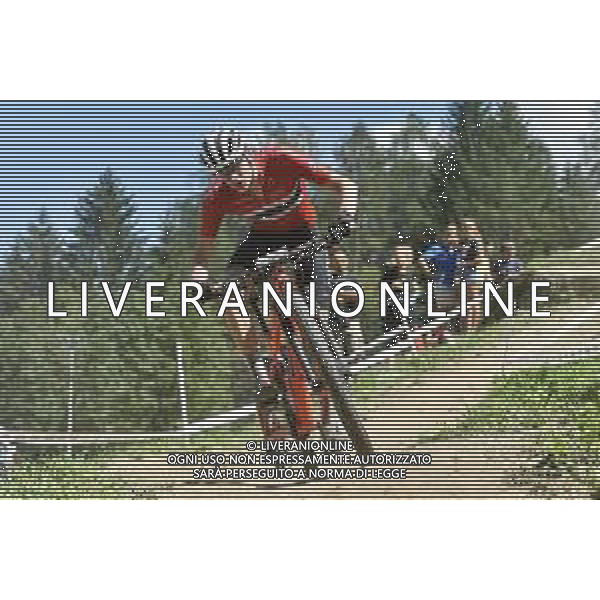 © TVRG Sondre Rokke (Norvegia) specialita\' Cross Country - gara maschile juniores UCI MTB World Championships 2021 Campionati del Mondo di Mountain Bike 25-29 agosto 2021 Val di Sole Daolasa di Commezzadura (TN) Centro sportivo BikeLand 26 agosto 2021 foto Roberto Garavaglia/ag. Aldo Liverani sas/ AGENZIA ALDO LIVERANI SAS