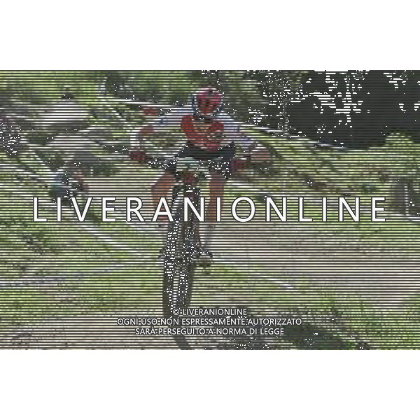 ¬© TVRG Nils Aebersold (Svizzera) specialita\' Cross Country - gara maschile juniores UCI MTB World Championships 2021 Campionati del Mondo di Mountain Bike 25-29 agosto 2021 Val di Sole Daolasa di Commezzadura (TN) Centro sportivo BikeLand 26 agosto 2021 foto Roberto Garavaglia/ag. Aldo Liverani sas/ AGENZIA ALDO LIVERANI SAS