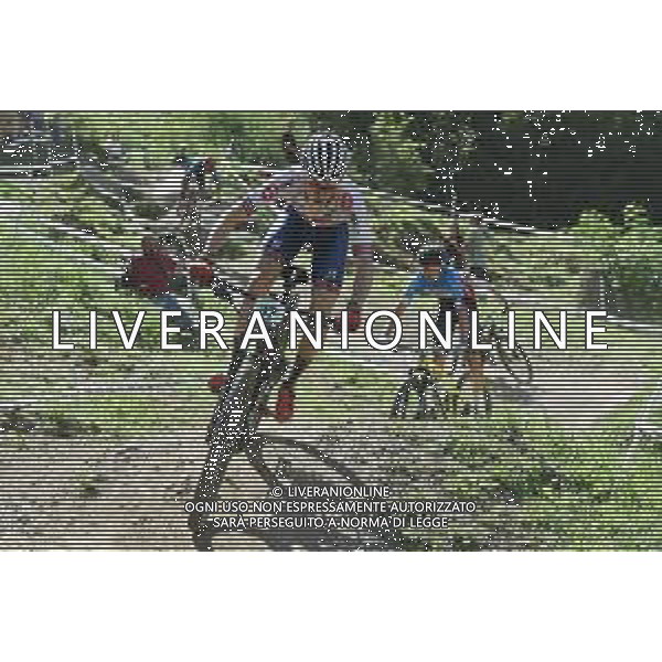 ¬© TVRG Corran Carrick-Anderson (Gran Bretagna) specialita\' Cross Country - gara maschile juniores UCI MTB World Championships 2021 Campionati del Mondo di Mountain Bike 25-29 agosto 2021 Val di Sole Daolasa di Commezzadura (TN) Centro sportivo BikeLand 26 agosto 2021 foto Roberto Garavaglia/ag. Aldo Liverani sas/ AGENZIA ALDO LIVERANI SAS