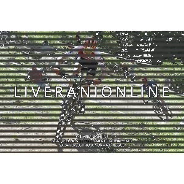 ¬© TVRG Finn Treudler (Svizzera) specialita\' Cross Country - gara maschile juniores UCI MTB World Championships 2021 Campionati del Mondo di Mountain Bike 25-29 agosto 2021 Val di Sole Daolasa di Commezzadura (TN) Centro sportivo BikeLand 26 agosto 2021 foto Roberto Garavaglia/ag. Aldo Liverani sas/ AGENZIA ALDO LIVERANI SAS