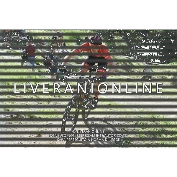 ¬© TVRG Julius Scherrer (Austria) specialita\' Cross Country - gara maschile juniores UCI MTB World Championships 2021 Campionati del Mondo di Mountain Bike 25-29 agosto 2021 Val di Sole Daolasa di Commezzadura (TN) Centro sportivo BikeLand 26 agosto 2021 foto Roberto Garavaglia/ag. Aldo Liverani sas/ AGENZIA ALDO LIVERANI SAS