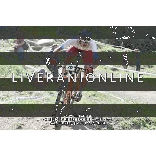 ¬© TVRG Timofey Khlopyanov (Russia) specialita\' Cross Country - gara maschile juniores UCI MTB World Championships 2021 Campionati del Mondo di Mountain Bike 25-29 agosto 2021 Val di Sole Daolasa di Commezzadura (TN) Centro sportivo BikeLand 26 agosto 2021 foto Roberto Garavaglia/ag. Aldo Liverani sas/ AGENZIA ALDO LIVERANI SAS