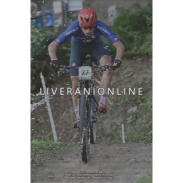 ¬© TVRG Yannick Parisi (Italia) specialita\' Cross Country - gara maschile juniores UCI MTB World Championships 2021 Campionati del Mondo di Mountain Bike 25-29 agosto 2021 Val di Sole Daolasa di Commezzadura (TN) Centro sportivo BikeLand 26 agosto 2021 foto Roberto Garavaglia/ag. Aldo Liverani sas/ AGENZIA ALDO LIVERANI SAS