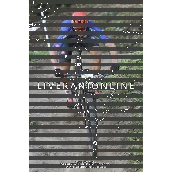 ¬© TVRG Yannick Parisi (Italia) specialita\' Cross Country - gara maschile juniores UCI MTB World Championships 2021 Campionati del Mondo di Mountain Bike 25-29 agosto 2021 Val di Sole Daolasa di Commezzadura (TN) Centro sportivo BikeLand 26 agosto 2021 foto Roberto Garavaglia/ag. Aldo Liverani sas/ AGENZIA ALDO LIVERANI SAS