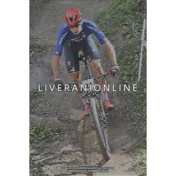 ¬© TVRG Yannick Parisi (Italia) specialita\' Cross Country - gara maschile juniores UCI MTB World Championships 2021 Campionati del Mondo di Mountain Bike 25-29 agosto 2021 Val di Sole Daolasa di Commezzadura (TN) Centro sportivo BikeLand 26 agosto 2021 foto Roberto Garavaglia/ag. Aldo Liverani sas/ AGENZIA ALDO LIVERANI SAS