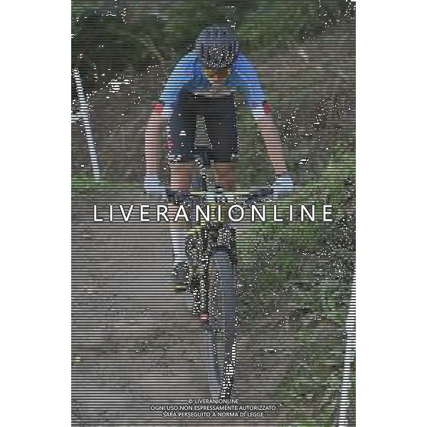 © TVRG Cole Punchard (Canada) specialita\' Cross Country - gara maschile juniores UCI MTB World Championships 2021 Campionati del Mondo di Mountain Bike 25-29 agosto 2021 Val di Sole Daolasa di Commezzadura (TN) Centro sportivo BikeLand 26 agosto 2021 foto Roberto Garavaglia/ag. Aldo Liverani sas/ AGENZIA ALDO LIVERANI SAS