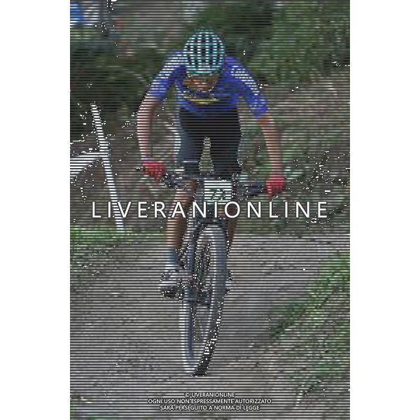 ¬© TVRG Hugo Andres Rodriguez Aguilar (Colombia) specialita\' Cross Country - gara maschile juniores UCI MTB World Championships 2021 Campionati del Mondo di Mountain Bike 25-29 agosto 2021 Val di Sole Daolasa di Commezzadura (TN) Centro sportivo BikeLand 26 agosto 2021 foto Roberto Garavaglia/ag. Aldo Liverani sas/ AGENZIA ALDO LIVERANI SAS