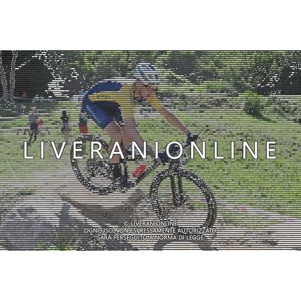 © TVRG Jakob Soderqvist (Svezia) specialita\' Cross Country - gara maschile juniores UCI MTB World Championships 2021 Campionati del Mondo di Mountain Bike 25-29 agosto 2021 Val di Sole Daolasa di Commezzadura (TN) Centro sportivo BikeLand 26 agosto 2021 foto Roberto Garavaglia/ag. Aldo Liverani sas/ AGENZIA ALDO LIVERANI SAS