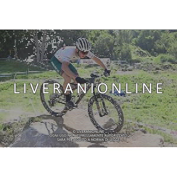 ¬© TVRG Cesar Martin Aceves (Messico) specialita\' Cross Country - gara maschile juniores UCI MTB World Championships 2021 Campionati del Mondo di Mountain Bike 25-29 agosto 2021 Val di Sole Daolasa di Commezzadura (TN) Centro sportivo BikeLand 26 agosto 2021 foto Roberto Garavaglia/ag. Aldo Liverani sas/ AGENZIA ALDO LIVERANI SAS