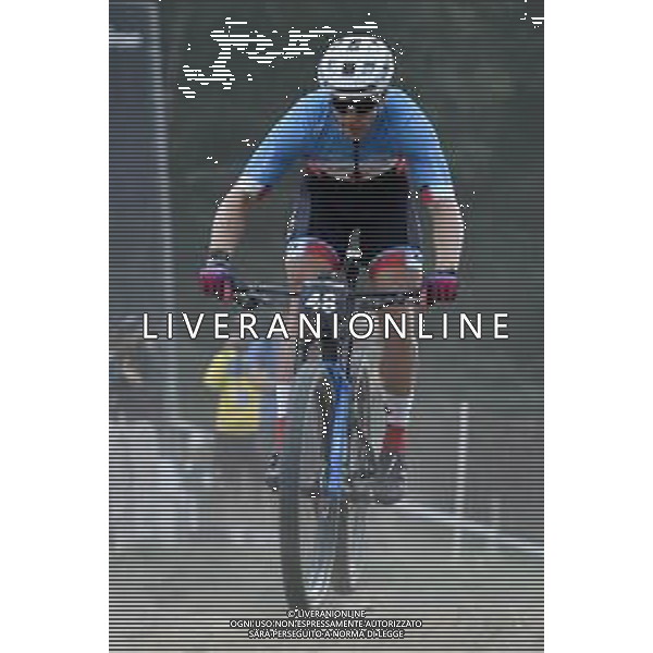 © TVRG Quinton Disera (Canada) specialita\' Cross Country Short Track - gara maschile elite UCI MTB World Championships 2021 Campionati del Mondo di Mountain Bike 25-29 agosto 2021 Val di Sole Daolasa di Commezzadura (TN) Centro sportivo BikeLand 26 agosto 2021 foto Roberto Garavaglia/ag. Aldo Liverani sas/ AGENZIA ALDO LIVERANI SAS