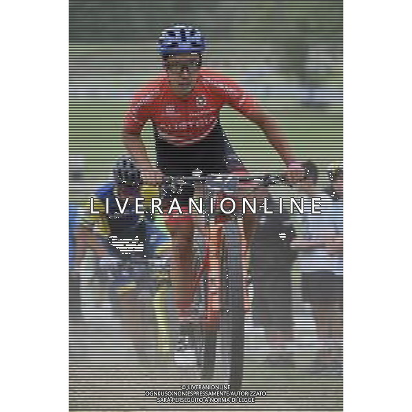 © TVRG Maximilian Foidl (Austria) specialita\' Cross Country Short Track - gara maschile elite UCI MTB World Championships 2021 Campionati del Mondo di Mountain Bike 25-29 agosto 2021 Val di Sole Daolasa di Commezzadura (TN) Centro sportivo BikeLand 26 agosto 2021 foto Roberto Garavaglia/ag. Aldo Liverani sas/ AGENZIA ALDO LIVERANI SAS
