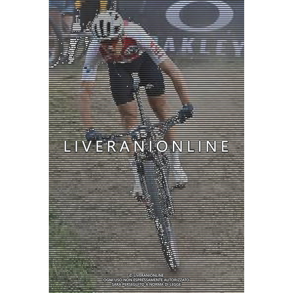 © TVRG Filippo Colombo (Svizzera) specialita\' Cross Country Short Track - gara maschile elite UCI MTB World Championships 2021 Campionati del Mondo di Mountain Bike 25-29 agosto 2021 Val di Sole Daolasa di Commezzadura (TN) Centro sportivo BikeLand 26 agosto 2021 foto Roberto Garavaglia/ag. Aldo Liverani sas/ AGENZIA ALDO LIVERANI SAS