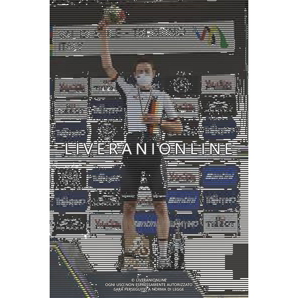 © TVRG Maximilian Brandl (Germania) 3o classificato specialita\' Cross Country Short Track - gara maschile elite UCI MTB World Championships 2021 Campionati del Mondo di Mountain Bike 25-29 agosto 2021 Val di Sole Daolasa di Commezzadura (TN) Centro sportivo BikeLand 26 agosto 2021 foto Roberto Garavaglia/ag. Aldo Liverani sas/ AGENZIA ALDO LIVERANI SAS