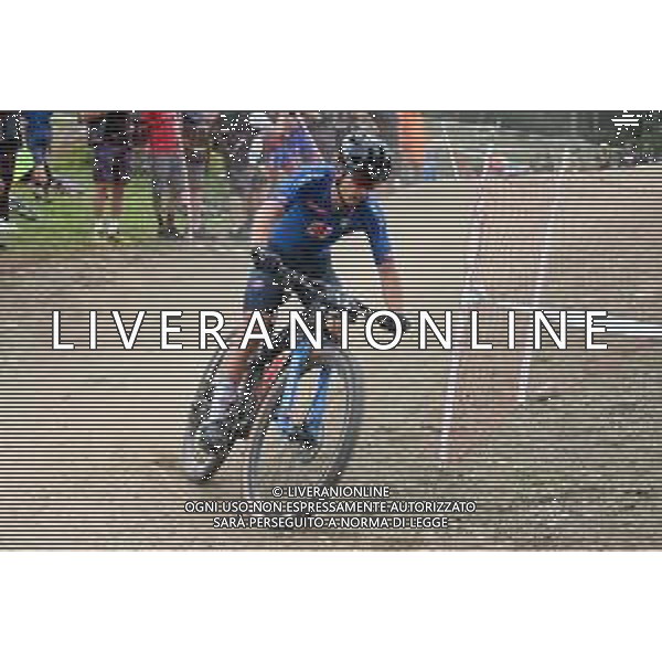 © TVRG Nadir Colledani (Italia) specialita\' Cross Country Short Track - gara maschile elite UCI MTB World Championships 2021 Campionati del Mondo di Mountain Bike 25-29 agosto 2021 Val di Sole Daolasa di Commezzadura (TN) Centro sportivo BikeLand 26 agosto 2021 foto Roberto Garavaglia/ag. Aldo Liverani sas/ AGENZIA ALDO LIVERANI SAS