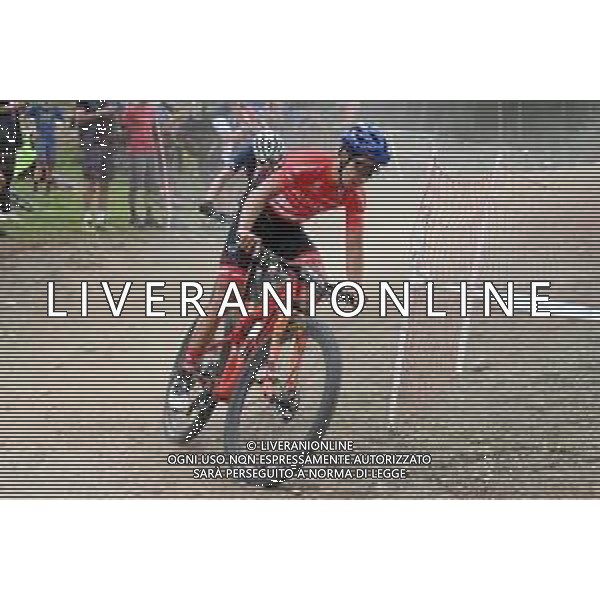 © TVRG Maximilian Foidl (Austria) specialita\' Cross Country Short Track - gara maschile elite UCI MTB World Championships 2021 Campionati del Mondo di Mountain Bike 25-29 agosto 2021 Val di Sole Daolasa di Commezzadura (TN) Centro sportivo BikeLand 26 agosto 2021 foto Roberto Garavaglia/ag. Aldo Liverani sas/ AGENZIA ALDO LIVERANI SAS