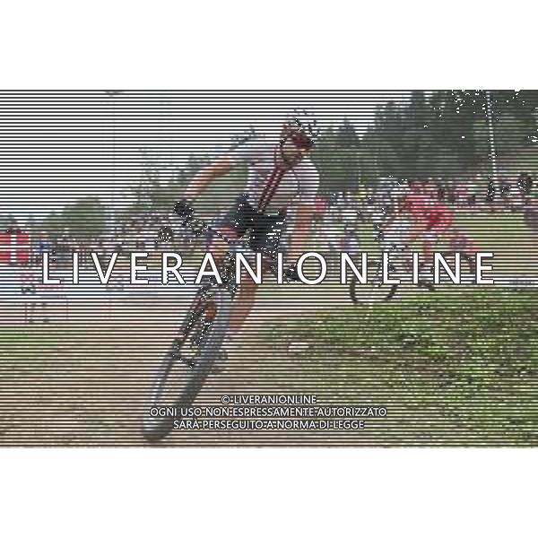 © TVRG Martins Blums (Lettonia) specialita\' Cross Country Short Track - gara maschile elite UCI MTB World Championships 2021 Campionati del Mondo di Mountain Bike 25-29 agosto 2021 Val di Sole Daolasa di Commezzadura (TN) Centro sportivo BikeLand 26 agosto 2021 foto Roberto Garavaglia/ag. Aldo Liverani sas/ AGENZIA ALDO LIVERANI SAS