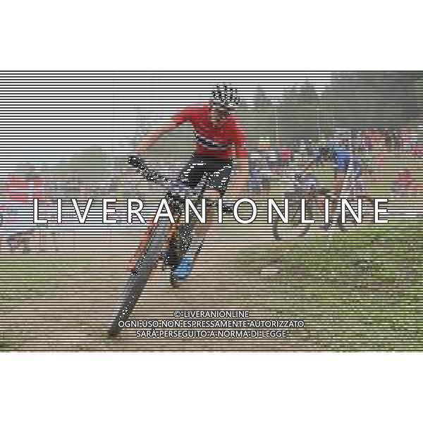 © TVRG Erik Haegstad (Norvegia) specialita\' Cross Country Short Track - gara maschile elite UCI MTB World Championships 2021 Campionati del Mondo di Mountain Bike 25-29 agosto 2021 Val di Sole Daolasa di Commezzadura (TN) Centro sportivo BikeLand 26 agosto 2021 foto Roberto Garavaglia/ag. Aldo Liverani sas/ AGENZIA ALDO LIVERANI SAS
