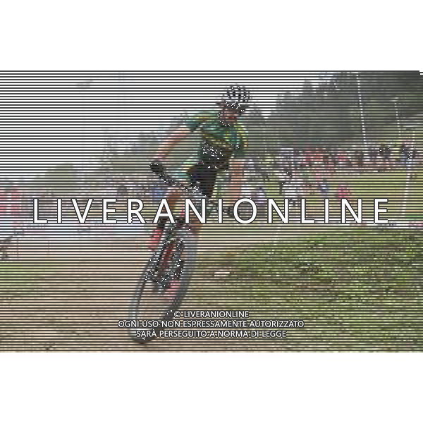 © TVRG Matthew Beers (Sud Africa) specialita\' Cross Country Short Track - gara maschile elite UCI MTB World Championships 2021 Campionati del Mondo di Mountain Bike 25-29 agosto 2021 Val di Sole Daolasa di Commezzadura (TN) Centro sportivo BikeLand 26 agosto 2021 foto Roberto Garavaglia/ag. Aldo Liverani sas/ AGENZIA ALDO LIVERANI SAS