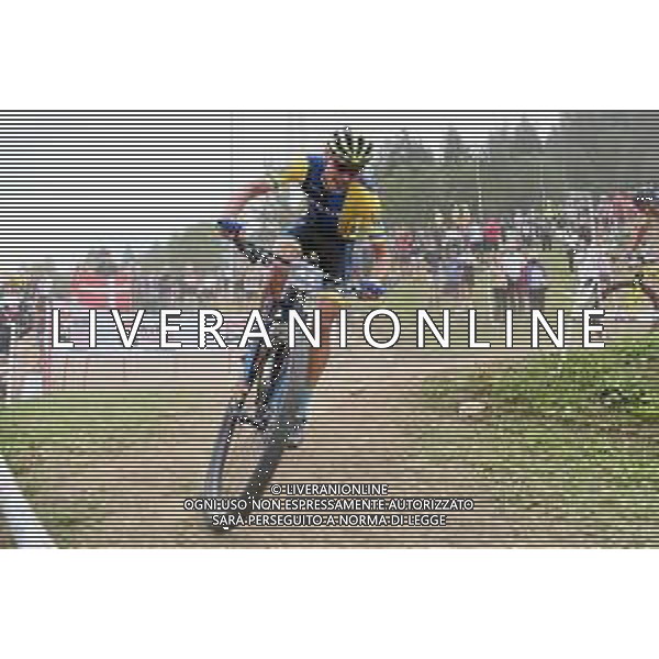 © TVRG Oleksandr Koniaiev (Ucraina) specialita\' Cross Country Short Track - gara maschile elite UCI MTB World Championships 2021 Campionati del Mondo di Mountain Bike 25-29 agosto 2021 Val di Sole Daolasa di Commezzadura (TN) Centro sportivo BikeLand 26 agosto 2021 foto Roberto Garavaglia/ag. Aldo Liverani sas/ AGENZIA ALDO LIVERANI SAS
