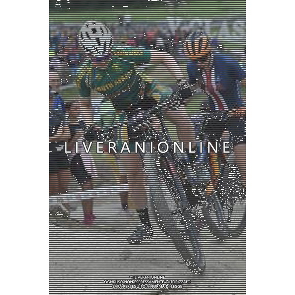 © TVRG Mariske Strauss (Sud Africa) specialita\' Cross Country Short Track - gara femminile elite UCI MTB World Championships 2021 Campionati del Mondo di Mountain Bike 25-29 agosto 2021 Val di Sole Daolasa di Commezzadura (TN) Centro sportivo BikeLand 26 agosto 2021 foto Roberto Garavaglia/ag. Aldo Liverani sas/ AGENZIA ALDO LIVERANI SAS