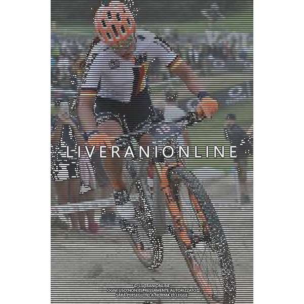 © TVRG Elisabeth Brandau (Germania) specialita\' Cross Country Short Track - gara femminile elite UCI MTB World Championships 2021 Campionati del Mondo di Mountain Bike 25-29 agosto 2021 Val di Sole Daolasa di Commezzadura (TN) Centro sportivo BikeLand 26 agosto 2021 foto Roberto Garavaglia/ag. Aldo Liverani sas/ AGENZIA ALDO LIVERANI SAS