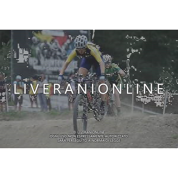 © TVRG Linn Gustafzzon (Svezia) specialita\' Cross Country Short Track - gara femminile elite UCI MTB World Championships 2021 Campionati del Mondo di Mountain Bike 25-29 agosto 2021 Val di Sole Daolasa di Commezzadura (TN) Centro sportivo BikeLand 26 agosto 2021 foto Roberto Garavaglia/ag. Aldo Liverani sas/ AGENZIA ALDO LIVERANI SAS