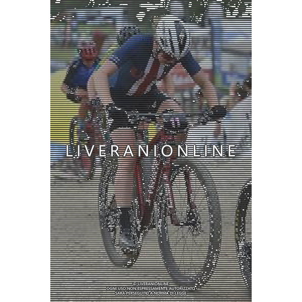 © TVRG Haley Batten (Stati Uniti) specialita\' Cross Country Short Track - gara femminile elite UCI MTB World Championships 2021 Campionati del Mondo di Mountain Bike 25-29 agosto 2021 Val di Sole Daolasa di Commezzadura (TN) Centro sportivo BikeLand 26 agosto 2021 foto Roberto Garavaglia/ag. Aldo Liverani sas/ AGENZIA ALDO LIVERANI SAS