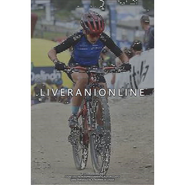 © TVRG Janika Loiv (Estonia) specialita\' Cross Country Short Track - gara femminile elite UCI MTB World Championships 2021 Campionati del Mondo di Mountain Bike 25-29 agosto 2021 Val di Sole Daolasa di Commezzadura (TN) Centro sportivo BikeLand 26 agosto 2021 foto Roberto Garavaglia/ag. Aldo Liverani sas/ AGENZIA ALDO LIVERANI SAS