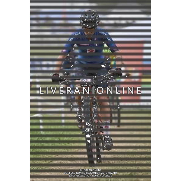 © TVRG Greta Seiwald (Italia) specialita\' Cross Country Short Track - gara femminile elite UCI MTB World Championships 2021 Campionati del Mondo di Mountain Bike 25-29 agosto 2021 Val di Sole Daolasa di Commezzadura (TN) Centro sportivo BikeLand 26 agosto 2021 foto Roberto Garavaglia/ag. Aldo Liverani sas/ AGENZIA ALDO LIVERANI SAS