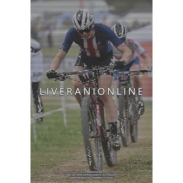 © TVRG Haley Batten (Stati Uniti) specialita\' Cross Country Short Track - gara femminile elite UCI MTB World Championships 2021 Campionati del Mondo di Mountain Bike 25-29 agosto 2021 Val di Sole Daolasa di Commezzadura (TN) Centro sportivo BikeLand 26 agosto 2021 foto Roberto Garavaglia/ag. Aldo Liverani sas/ AGENZIA ALDO LIVERANI SAS