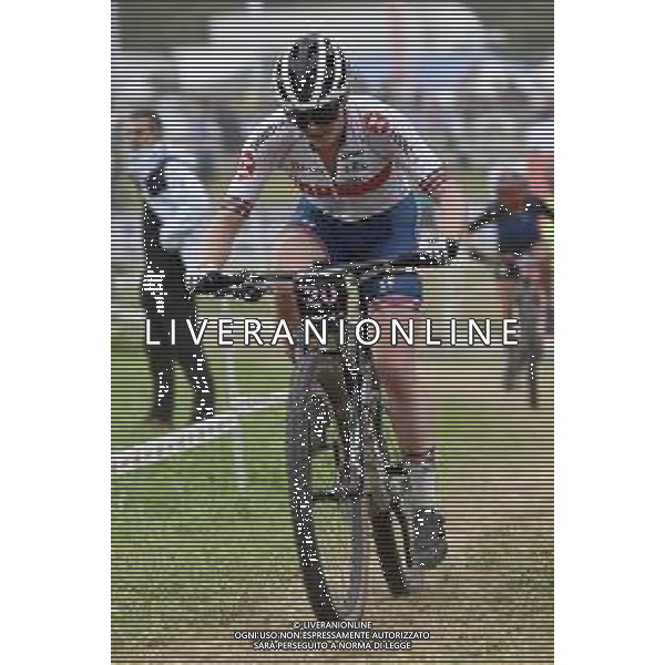 © TVRG Annie Last (Gran Bretagna) specialita\' Cross Country Short Track - gara femminile elite UCI MTB World Championships 2021 Campionati del Mondo di Mountain Bike 25-29 agosto 2021 Val di Sole Daolasa di Commezzadura (TN) Centro sportivo BikeLand 26 agosto 2021 foto Roberto Garavaglia/ag. Aldo Liverani sas/ AGENZIA ALDO LIVERANI SAS