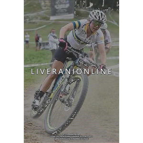 © TVRG Rebecca McConnell (Australia) specialita\' Cross Country Short Track - gara femminile elite UCI MTB World Championships 2021 Campionati del Mondo di Mountain Bike 25-29 agosto 2021 Val di Sole Daolasa di Commezzadura (TN) Centro sportivo BikeLand 26 agosto 2021 foto Roberto Garavaglia/ag. Aldo Liverani sas/ AGENZIA ALDO LIVERANI SAS