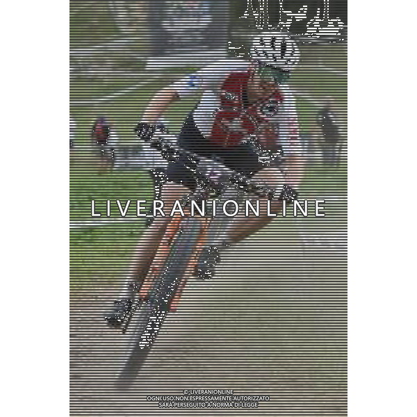 © TVRG Linda Indergand (Svizzera) specialita\' Cross Country Short Track - gara femminile elite UCI MTB World Championships 2021 Campionati del Mondo di Mountain Bike 25-29 agosto 2021 Val di Sole Daolasa di Commezzadura (TN) Centro sportivo BikeLand 26 agosto 2021 foto Roberto Garavaglia/ag. Aldo Liverani sas/ AGENZIA ALDO LIVERANI SAS