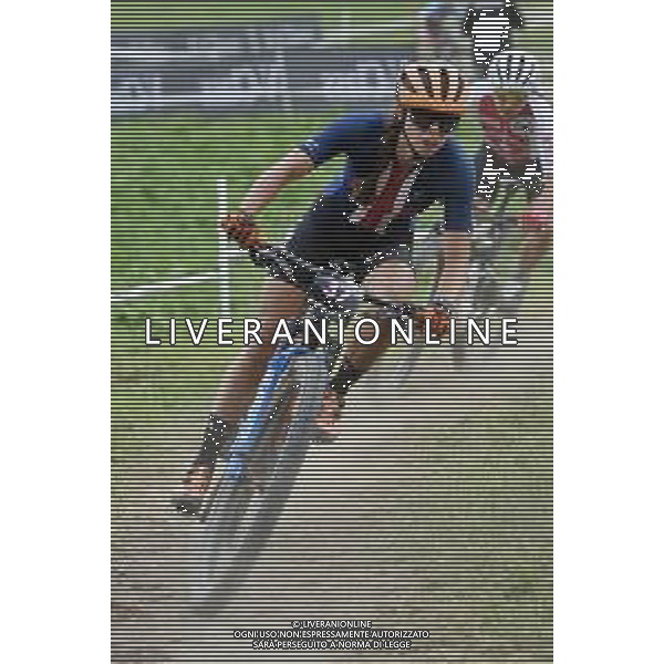 © TVRG Hannah Finchamp (Stati Uniti) specialita\' Cross Country Short Track - gara femminile elite UCI MTB World Championships 2021 Campionati del Mondo di Mountain Bike 25-29 agosto 2021 Val di Sole Daolasa di Commezzadura (TN) Centro sportivo BikeLand 26 agosto 2021 foto Roberto Garavaglia/ag. Aldo Liverani sas/ AGENZIA ALDO LIVERANI SAS