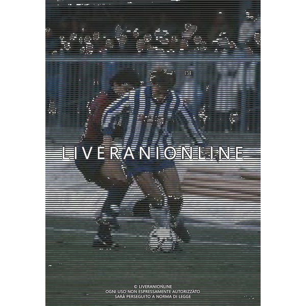 RETROSPETTIVA ROBERTO BOSCO CALCIATORE NELLA FOTOROBERTO BOSCO CON LAMAGLIA DEL PESCARA CALCIO AG ALDO LIVERANI SAS