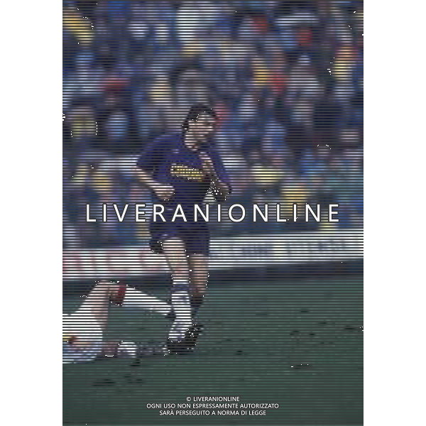RETROSPETTIVA ROBERTO BOSCO CALCIATORE NELLA FOTO ROBERTO BOSCO CON LA MAGLIA DELLA FIORENTINA CALCIO AG ALDO LIVERANI SAS