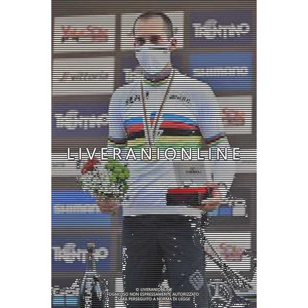 ¬© TVRG Jerome Gilloux (Francia) 1o classificato specialita\' E-MTB Cross Country - gara maschile elite UCI MTB World Championships 2021 Campionati del Mondo di Mountain Bike 25-29 agosto 2021 Val di Sole Daolasa di Commezzadura (TN) Centro sportivo BikeLand 27 agosto 2021 foto Roberto Garavaglia/ag. Aldo Liverani sas/ AGENZIA ALDO LIVERANI SAS