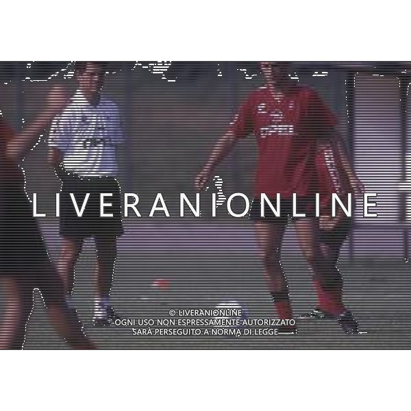 RETROSPETTIVA ROBERTO LORENZINI CALCIATORE NELLA FOTO ROBERTO LORENZINI CON FABIO CAPELLO AG ALDO LIVERANI SAS