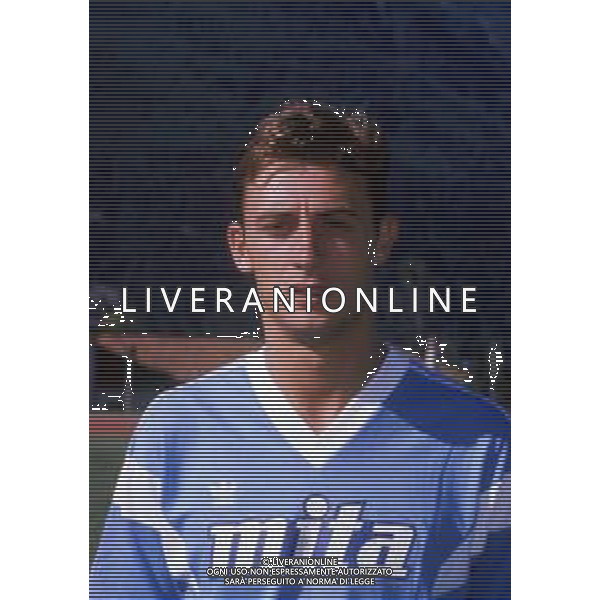 RETROSPETTIVA ROBERTO LORENZINI CALCIATORE NELLA FOTO ROBERTO LORENZINI CON LA MAGLIA DEL COMO CALCIO AG ALDO LIVERANI SAS