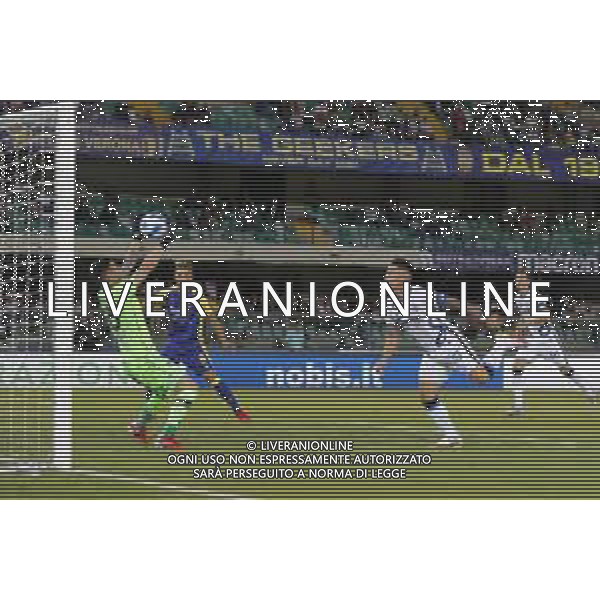 Hellas Verona - Inter Campionato di Calcio Serie A TIM 27/08/2021 nella foto: Goal Martinez Lautaro (f.c.Internazionale)- ©Claudio Zamagni/Agenzia Aldo Liverani during Italian Serie A soccer match between HELLAS VERONA and ITER at Marc\'Antonio Bentegodi Stadium on August 27 2021 photo credit by Claudio Zamagni/Aldo Liverani Photo Agency/ AGENZIA ALDO LIVERANI SAS