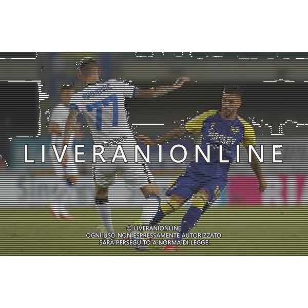 Hellas Verona - Inter Campionato di Calcio Serie A TIM 27/08/2021 nella foto: Brozovic Marcelo (f.c.Internazionale)- Zaccagni Mattia (hellas verona)- ©Claudio Zamagni/Agenzia Aldo Liverani during Italian Serie A soccer match between HELLAS VERONA and ITER at Marc\'Antonio Bentegodi Stadium on August 27 2021 photo credit by Claudio Zamagni/Aldo Liverani Photo Agency/ AGENZIA ALDO LIVERANI SAS