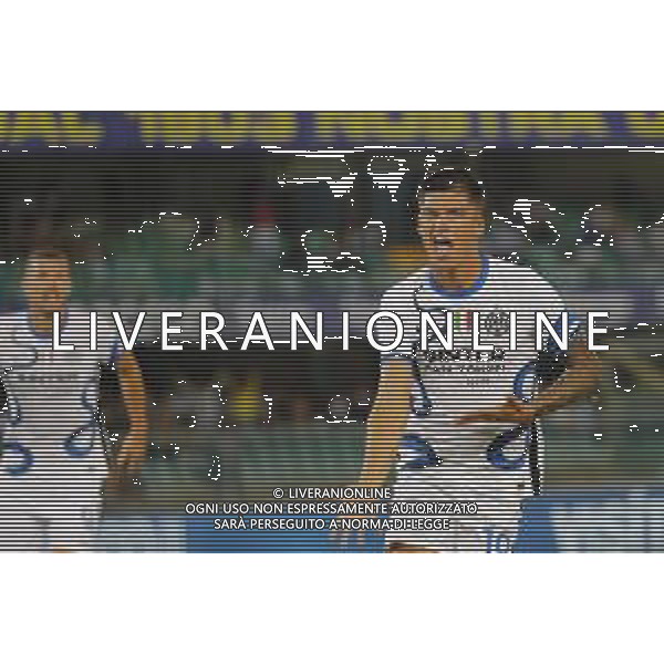 Hellas Verona - Inter Campionato di Calcio Serie A TIM 27/08/2021 nella foto: esultanza Correa Joaquin(f.c.Internazionale) dopo il goal ©Claudio Zamagni/Agenzia Aldo Liverani during Italian Serie A soccer match between HELLAS VERONA and ITER at Marc\'Antonio Bentegodi Stadium on August 27 2021 photo credit by Claudio Zamagni/Aldo Liverani Photo Agency/ AGENZIA ALDO LIVERANI SAS