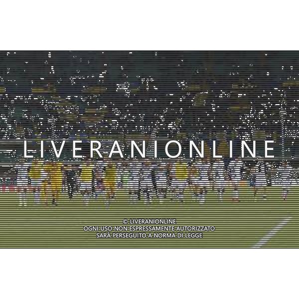 Hellas Verona - Inter Campionato di Calcio Serie A TIM 27/08/2021 nella foto: esultanza finale inter ©Claudio Zamagni/Agenzia Aldo Liverani during Italian Serie A soccer match between HELLAS VERONA and ITER at Marc\'Antonio Bentegodi Stadium on August 27 2021 photo credit by Claudio Zamagni/Aldo Liverani Photo Agency/ AGENZIA ALDO LIVERANI SAS