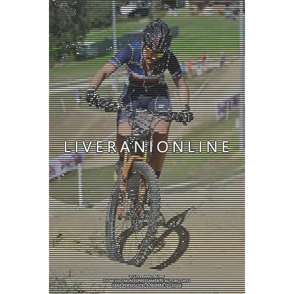 ¬© TVRG Justine Tonso (Francia) specialita\' E-MTB Cross Country - gara femminile elite UCI MTB World Championships 2021 Campionati del Mondo di Mountain Bike 25-29 agosto 2021 Val di Sole Daolasa di Commezzadura (TN) Centro sportivo BikeLand 27 agosto 2021 foto Roberto Garavaglia/ag. Aldo Liverani sas/ AGENZIA ALDO LIVERANI SAS