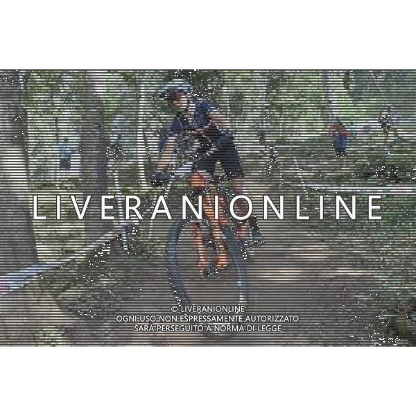 ¬© TVRG Laura Charles (Francia) specialita\' E-MTB Cross Country - gara femminile elite UCI MTB World Championships 2021 Campionati del Mondo di Mountain Bike 25-29 agosto 2021 Val di Sole Daolasa di Commezzadura (TN) Centro sportivo BikeLand 27 agosto 2021 foto Roberto Garavaglia/ag. Aldo Liverani sas/ AGENZIA ALDO LIVERANI SAS