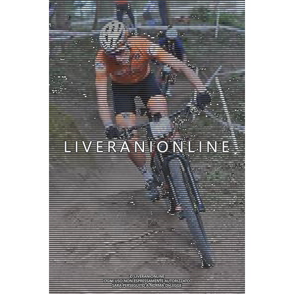 © TVRG Jeroen van Eck (Olanda) specialita\' E-MTB Cross Country - gara maschile elite UCI MTB World Championships 2021 Campionati del Mondo di Mountain Bike 25-29 agosto 2021 Val di Sole Daolasa di Commezzadura (TN) Centro sportivo BikeLand 27 agosto 2021 foto Roberto Garavaglia/ag. Aldo Liverani sas/ AGENZIA ALDO LIVERANI SAS